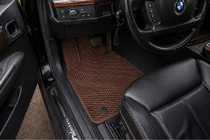 BMW 7. séria E65/66 2001–2008 Podlahové rohože E65 (EVA, hnedé) fotografia 1
