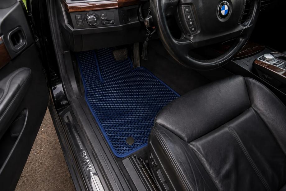 BMW 7. séria E65/66 2001–2008 Rohože do interiéru E65 (EVA, modré) Image