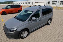 Volkswagen Caddy 2020– Strešné lyžiny Skyport GREY Maxi rázvor fotografia 9