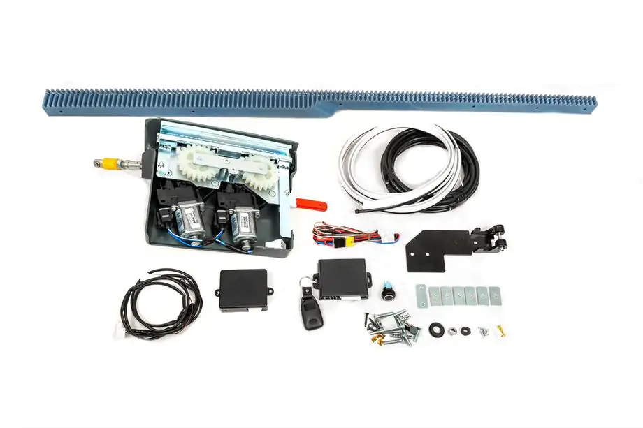 Ford Transit 2014– Modelový elektrický pohon dverí s núdzovým režimom (2-motorový) Image