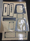 Audi A4 B6 2000–2004 Kryty palubnej dosky (8 dielov, karbón) fotografia 1