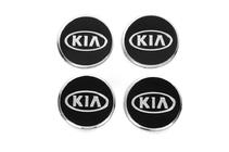 KIA Nálepky na stredové krytky V1 60 mm (4 ks) fotografia 1
