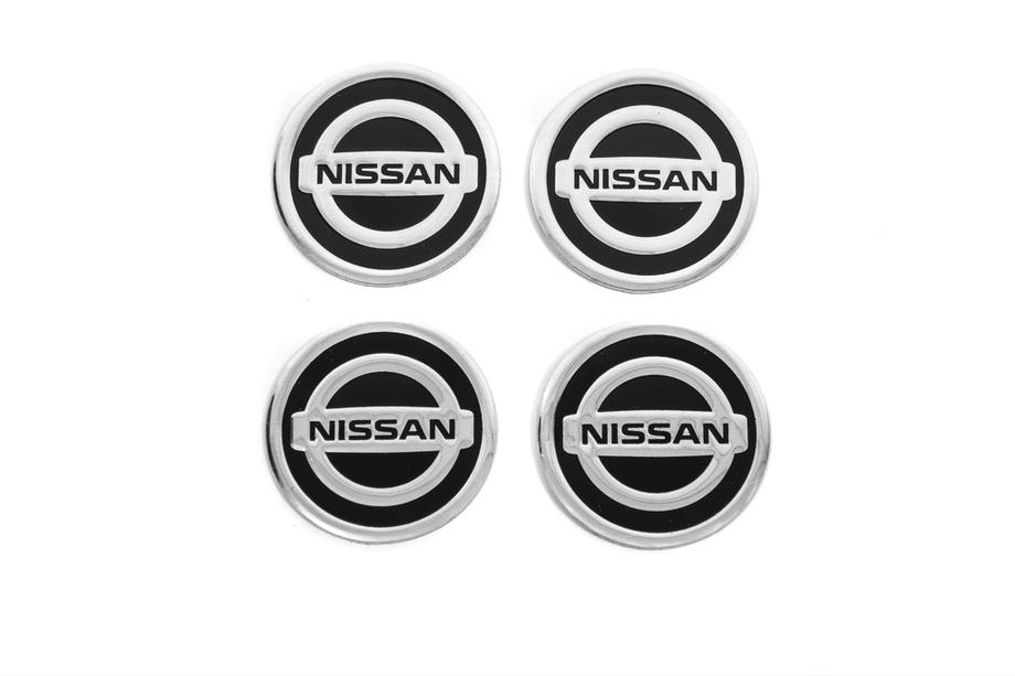 Nissan Nálepky na stredové krytky V1 60 mm (4 ks) Image