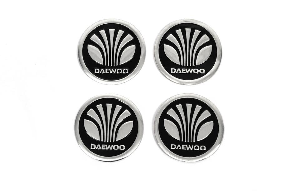 Daewoo Nálepky na stredové krytky V1 60 mm (4 ks) Image