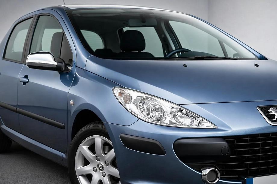 Peugeot 307 2001–2008 Kryty spätných zrkadiel (2 ks, plast) Fotografia 1