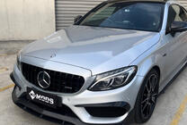 Mercedes C-class W205 2014–2021 Predná maska Panamericana GT Black (pre Avantgarde/AMG-Line/C43 AMG) fotografia 3