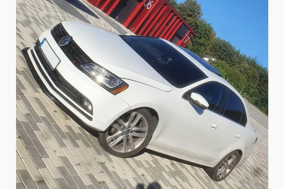 Volkswagen Jetta 2011–2018 Lip predný nárazníkový lip (2010-2018, lesklá čierna) Fotografia 12