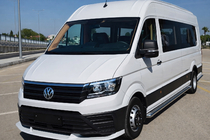 Volkswagen Crafter 2016– Predný nárazníkový lip spojler (na lakovanie) fotografia 2