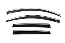 Skoda Karoq 2018– Okenné veterné deflektory s chrómom (4 ks, Niken) fotografia 1