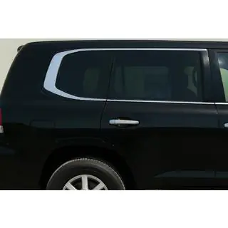 Chrómové okenné lišty dizajn LC300 (nerez) Toyota Land Cruiser 200 2007–2021 fotografia 1