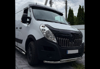 Renault Master 2011–2023 Deflektor na čelné sklo V2 (lesklá čierna, 5 mm) fotografia 6