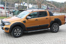 Ford Ranger 2011–2022 EuroCap dverné lišty (4 ks, ABS) fotografia 5