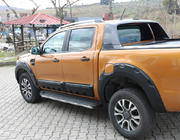 Ford Ranger 2011–2022 EuroCap dverné lišty (4 ks, ABS) fotografia 2