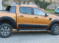 Ford Ranger 2011–2022 EuroCap dverné lišty (4 ks, ABS) fotografia 3