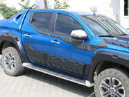 Fiat Fullback 2016– Dverové lišty EuroCap (6 ks, ABS) fotografia 4