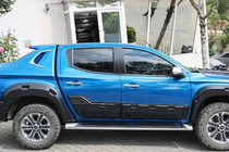 Fiat Fullback 2016– Dverové lišty EuroCap (6 ks, ABS) fotografia 1