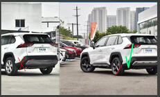 Toyota Rav 4 2019–2025 Autozástierky Premium 2022+ (dlhý oblúk, 4 ks) fotografia 2