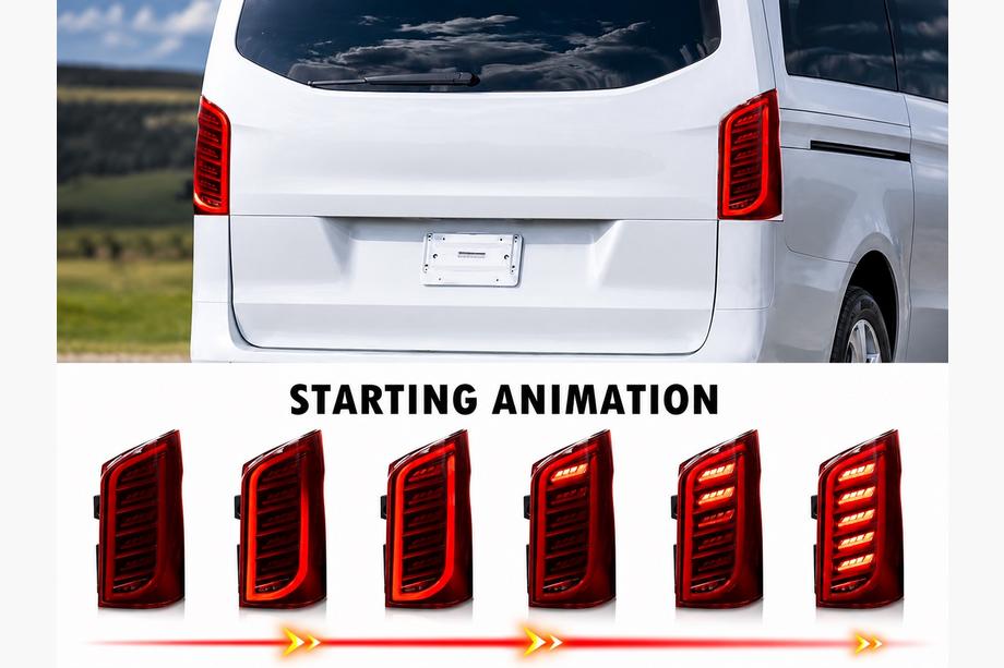 Mercedes Vito/V-trieda W447 2014– Dragon zadné svetlá (pre Vito, 2 ks) Image