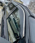 Hyundai Santa Fe 2 2006–2012 Okenné deflektory s chrómovou lištou (4 ks, Niken) fotografia 4
