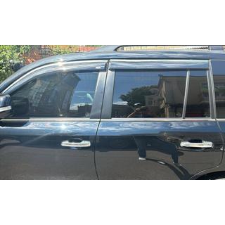 Okenné deflektory s chrómovou lištou (4 ks, Niken) Lexus LX570/450d 2008–2022 fotografia 1