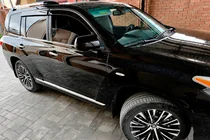 Toyota Highlander 2008–2013 Okenné deflektory s chrómovou lištou (4 ks, Niken) fotografia 2
