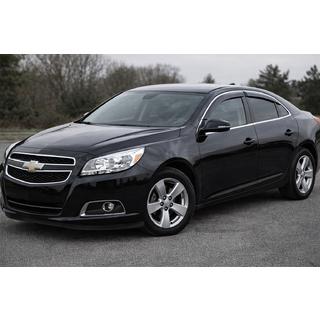 Okenné deflektory s chrómovou lištou (4 ks, Niken) Chevrolet Malibu 2011–2018 fotografia 1
