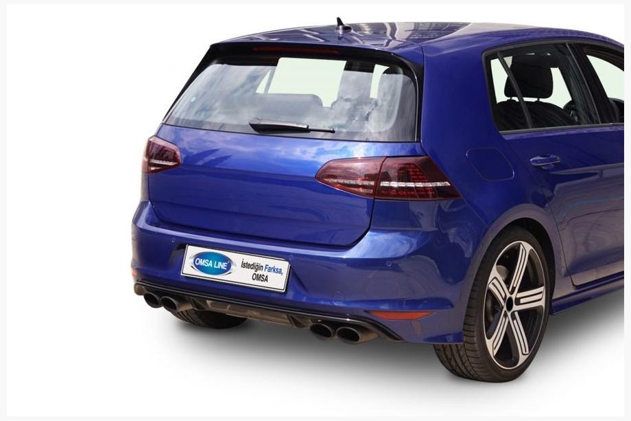 Volkswagen Golf 7/E-Golf 2012–2020 Spojler Meliset HB (4 ks, ABS plast) Image