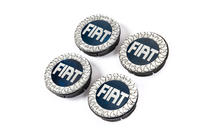 Fiat Stredové krytky diskov V3 49/42,5 mm modré (4 ks, 46746586) fotografia 1