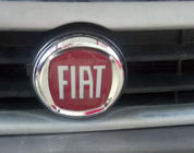 Fiat Emblém (červený V2, samolepiaci) 95 mm fotografia 3