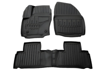 Ford S-Max 2007–2014 Stingray 3D rohože do interiéru (2011-2014, 4 ks, polyuretán, klips FC2) fotografia 1