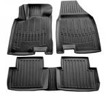 Nissan Qashqai 2007–2010 Stingray 3D gumové rohože do interiéru (pre +2, sada 5 ks, polyuretán) fotografia 1