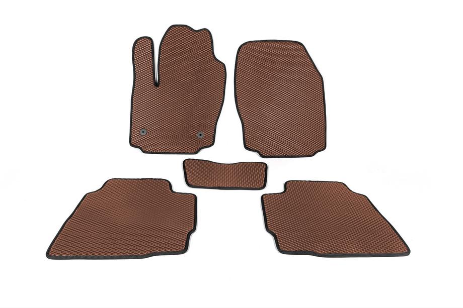 Ford Mondeo 2008–2014 EVA rohože do interiéru (hnedé) Image
