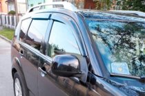 Peugeot 4007 2007–2013 Deflektory okien (4 ks, HIC) fotografia 5