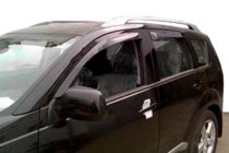 Peugeot 4007 2007–2013 Deflektory okien (4 ks, HIC) fotografia 6