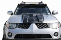 Mitsubishi L200 2006–2015 Kryt kapoty V2 (ABS) fotografia 2