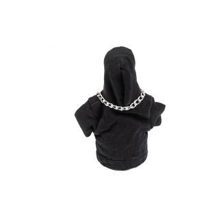 Manžeta radiacej páky – hoodie (čierna, biela šnúrka) fotografia 4