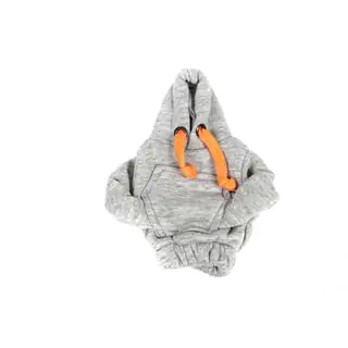 Poťah radiacej páky – mikina/hoodie (sivý, oranžová šnúrka) fotografia 3
