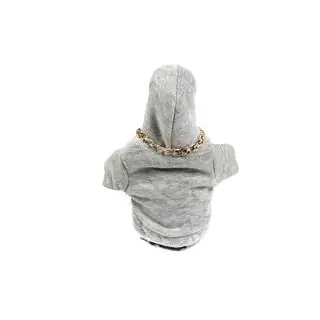 Poťah radiacej páky – mikina/hoodie (sivý, oranžová šnúrka) fotografia 4