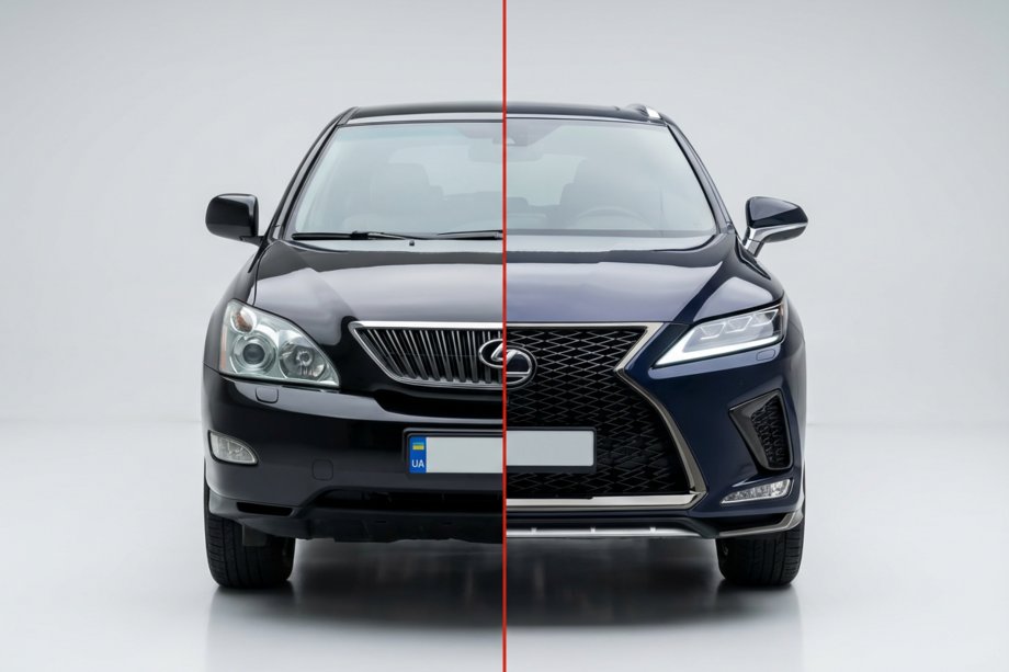 Lexus RX 2003–2009 Faceliftový kit na rok 2021 (nárazník, svetlomety, zadné svetlá) Image