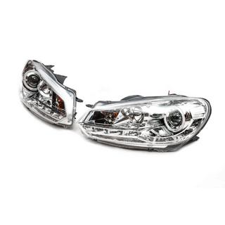 Predné svetlomety Silver (2 ks, LED) Volkswagen Golf 6 2008–2014 fotografia 1