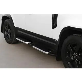 Bočné prahy OEM Silver (pre 110/130, 2 ks) Land Rover Defender 2019– fotografia 1