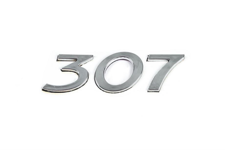 Peugeot 307 2001–2008 Nápis 307 (105 × 30 mm) Image