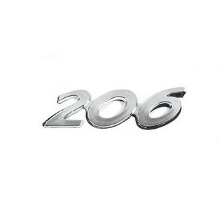Nápis 206 (90 × 25 mm) fotografia 1
