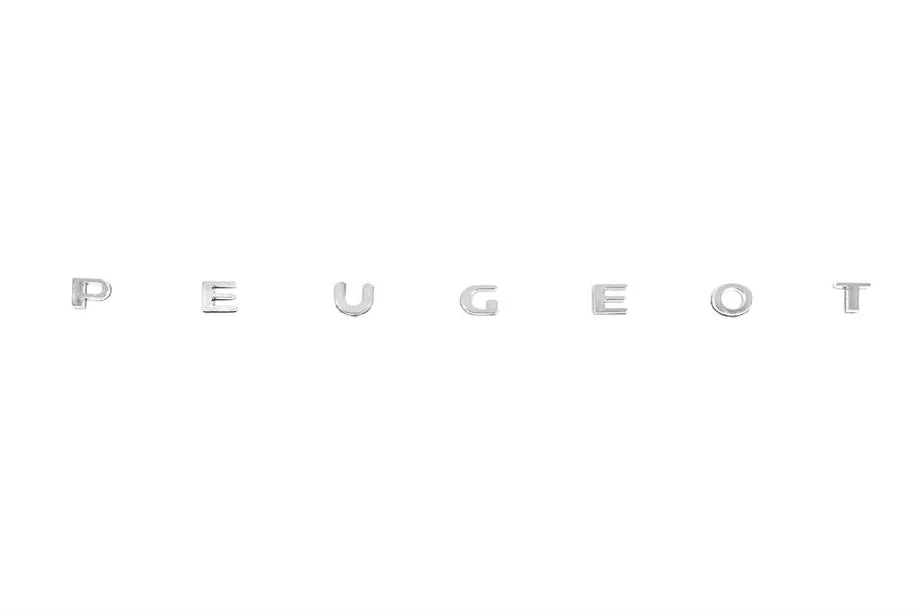 Peugeot Partner Tepee 2008–2018 Nápis Peugeot (630 x 25 mm) Image