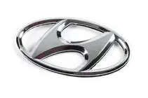 Hyundai I-20 2008–2012 Emblém 86300-1J500 (125 x 65 mm) fotografia 2