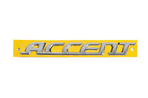Hyundai Accent 2006–2010 Nápis Accent (155 x 18 mm) fotografia 1
