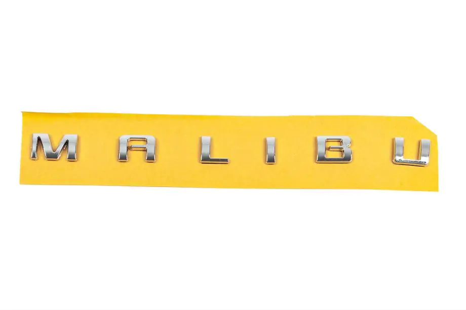 Chevrolet Malibu 2011–2018 Nápis Malibu 84290798 (256 x 18 mm) Image