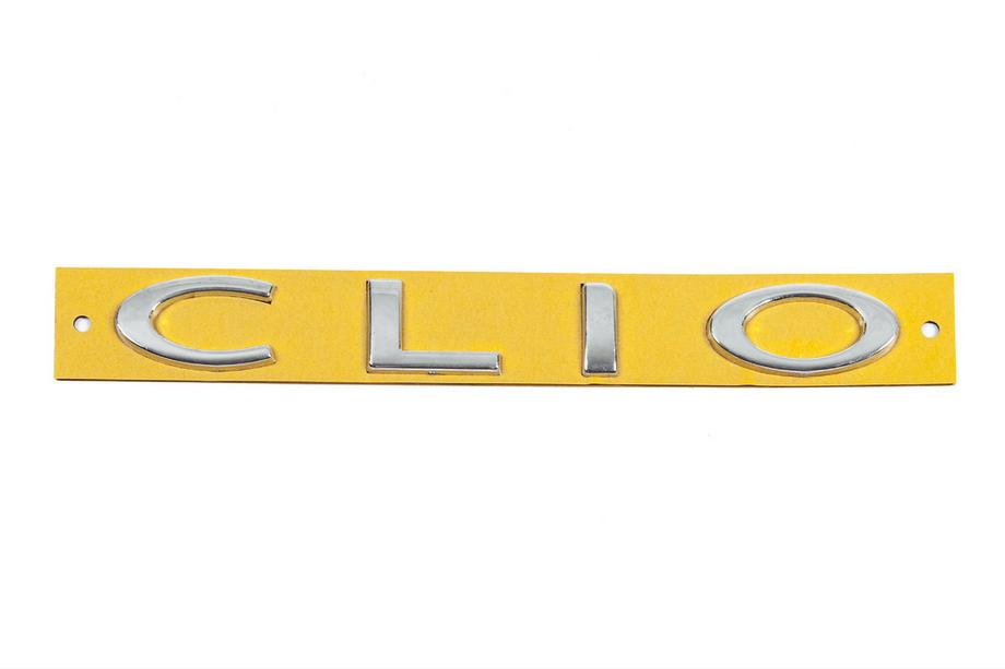 Renault Clio III 2005–2012 Nápis Clio 7701208978 (190 mm x 25 mm) Image