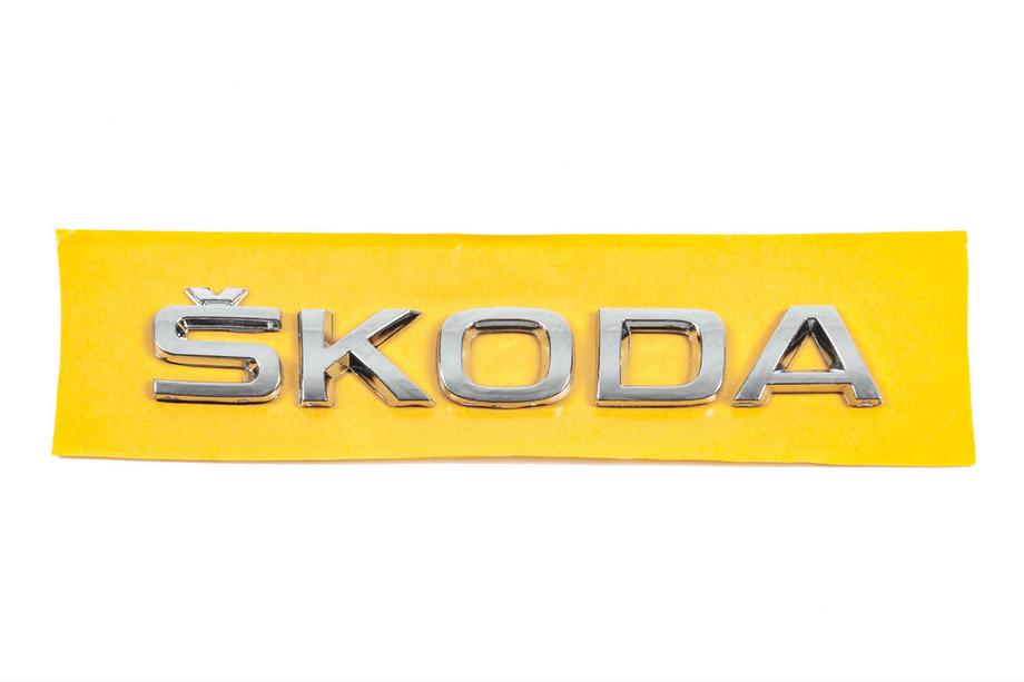 Skoda Nápis Skoda 5JA853687 (155 mm x 27 mm) Fotografia 1