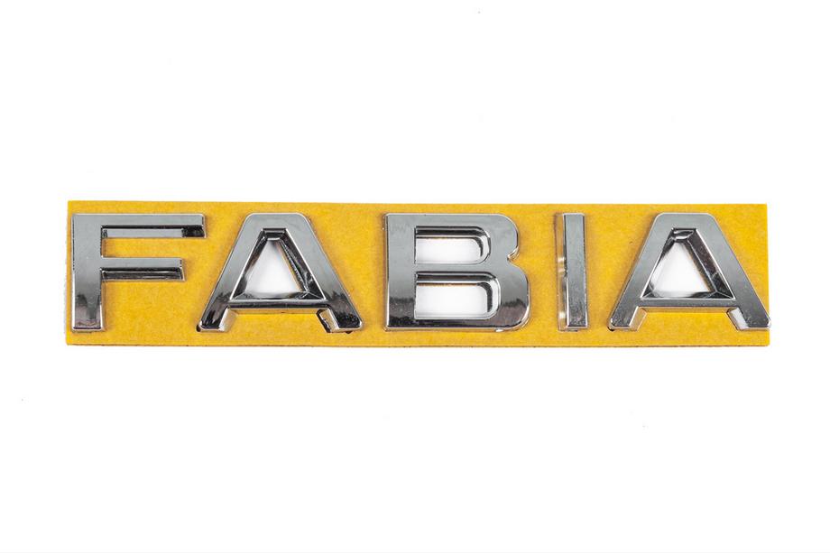 Skoda Fabia 2014–2021 Nápis Fabia (130 x 22 mm) Image